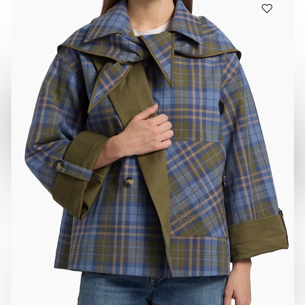 Damson Madder Reversible Jerry Crop Trench - Picture 4 of 6